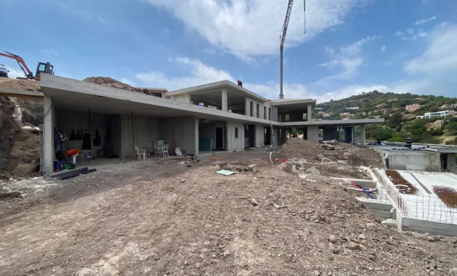 Maçonnerie Béton armé, les Adrets-de-l'Estérel, AI Construction 